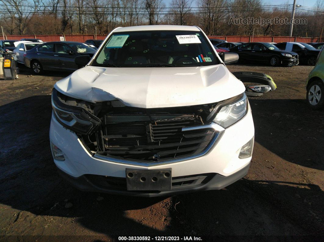 2020 Chevrolet Equinox Awd Ls White vin: 3GNAXSEV6LS541946