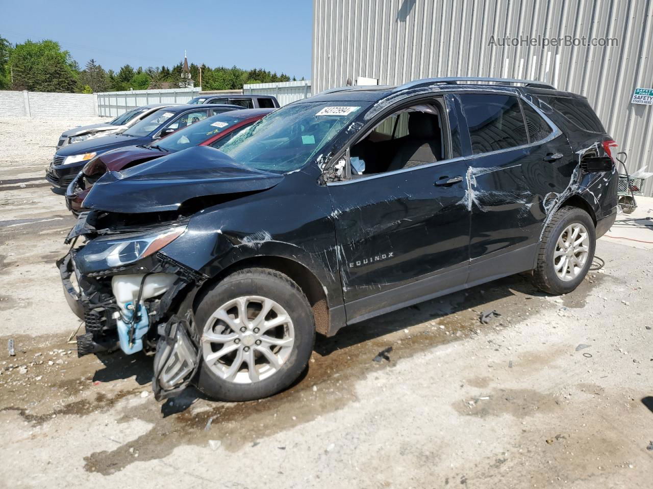 2018 Chevrolet Equinox Lt Black vin: 3GNAXSEV7JL101967