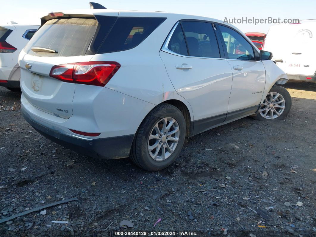 2018 Chevrolet Equinox Lt White vin: 3GNAXSEV8JS518617