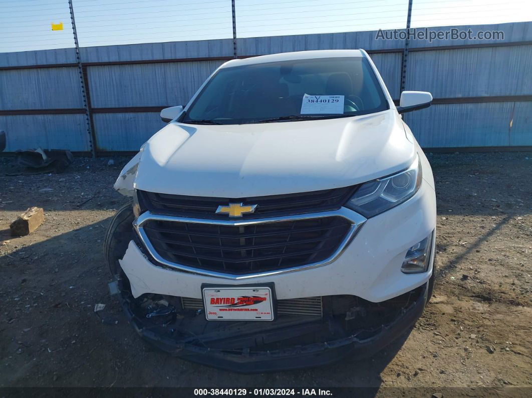 2018 Chevrolet Equinox Lt White vin: 3GNAXSEV8JS518617