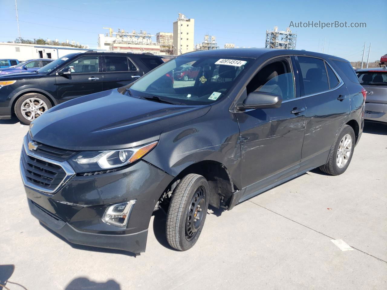 2018 Chevrolet Equinox Lt Серый vin: 3GNAXSEV9JL166481