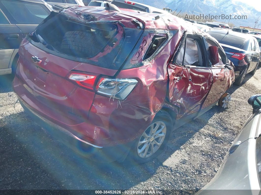 2018 Chevrolet Equinox Lt Red vin: 3GNAXSEV9JL391080