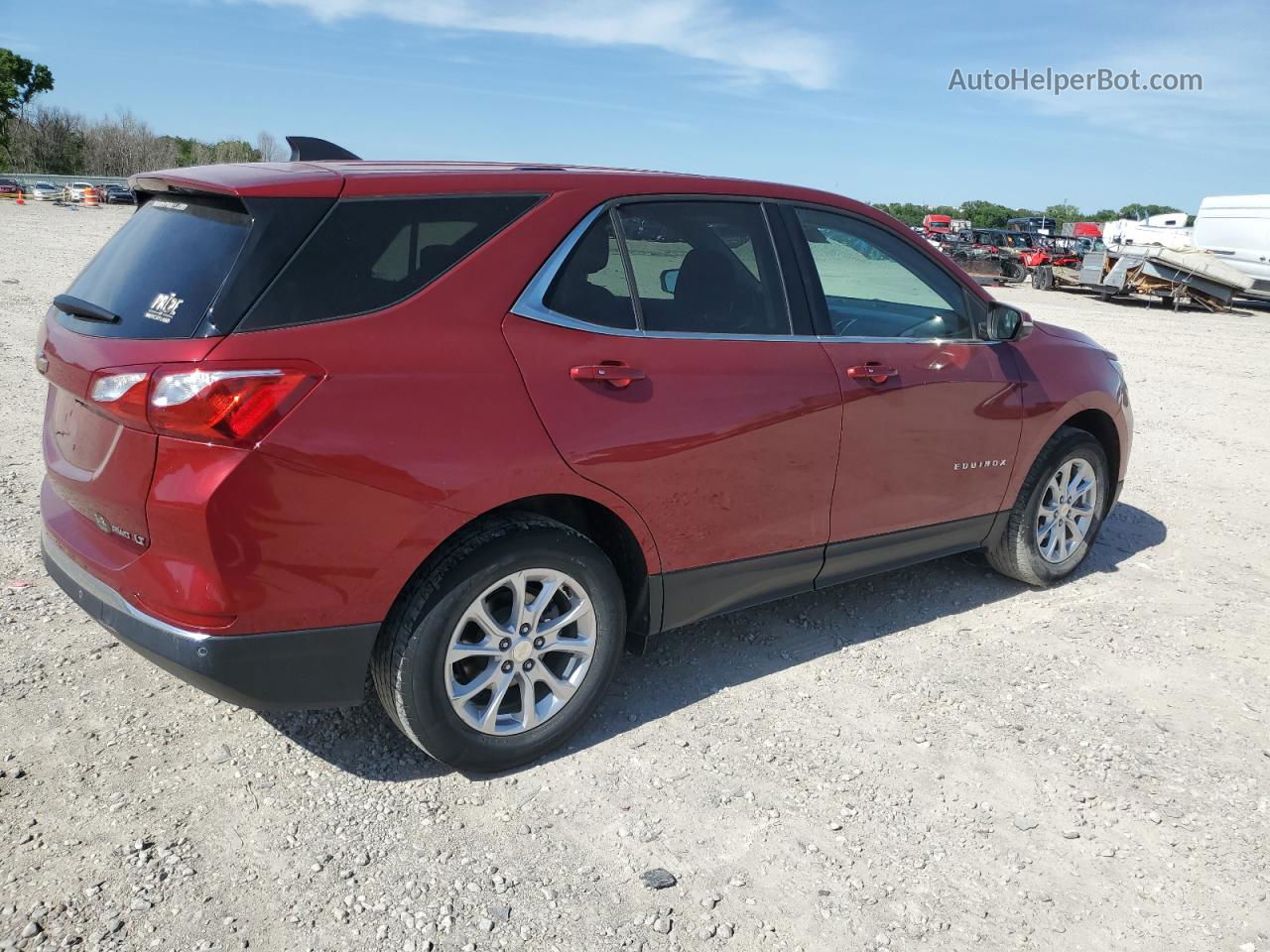 2018 Chevrolet Equinox Lt Red vin: 3GNAXSEV9JS524409