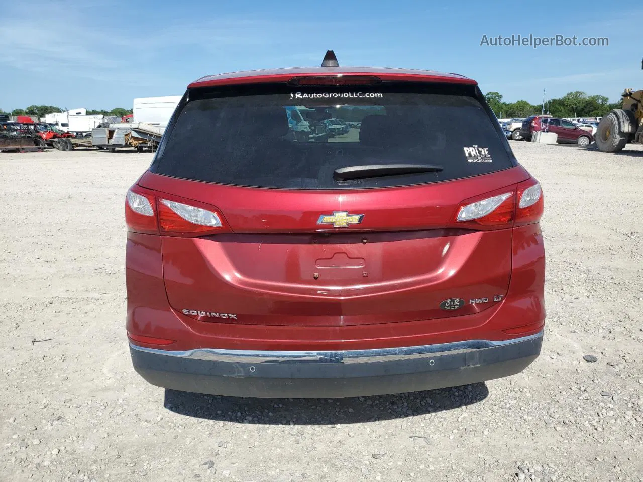 2018 Chevrolet Equinox Lt Red vin: 3GNAXSEV9JS524409