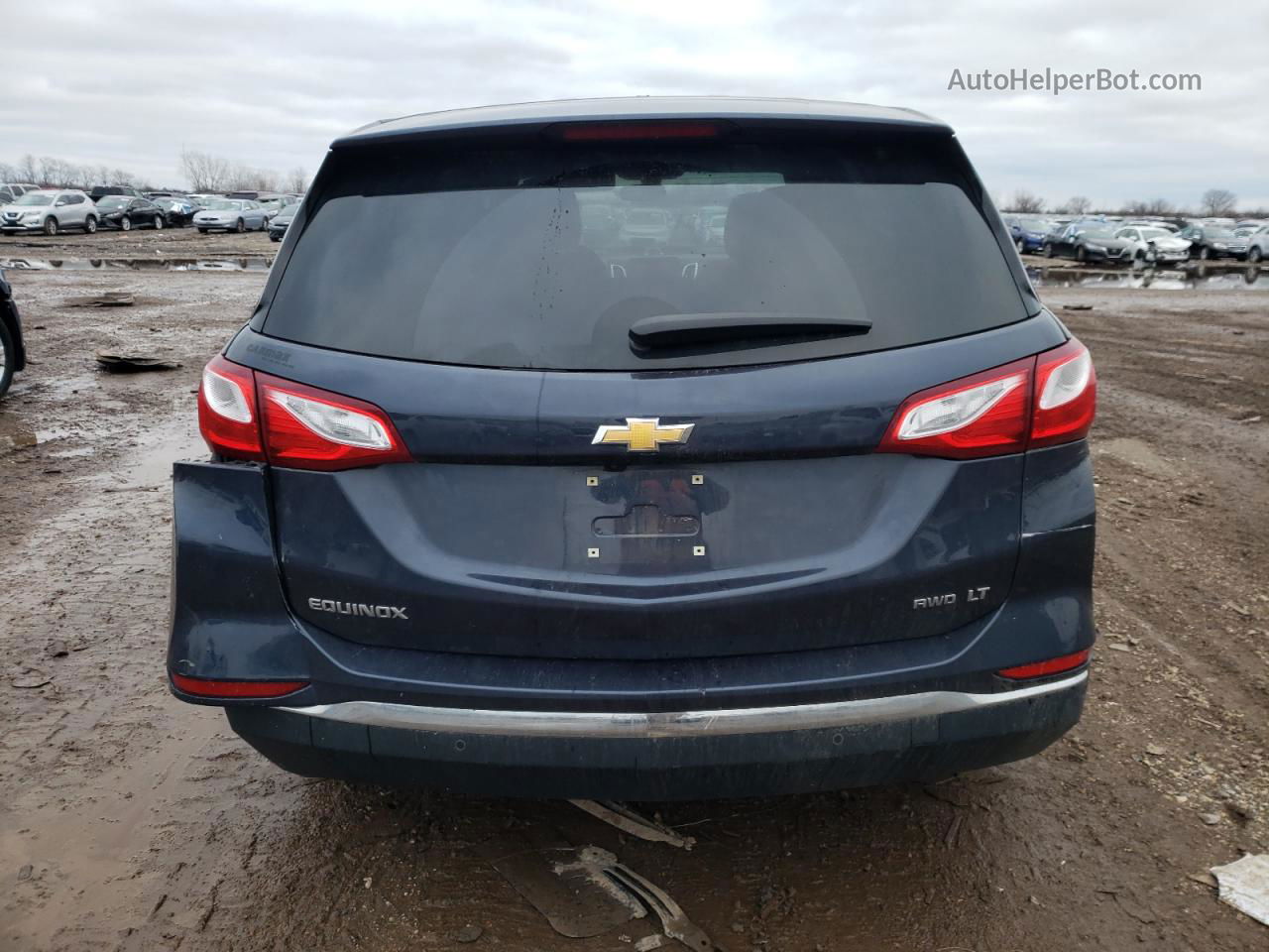 2018 Chevrolet Equinox Lt Blue vin: 3GNAXSEV9JS528041