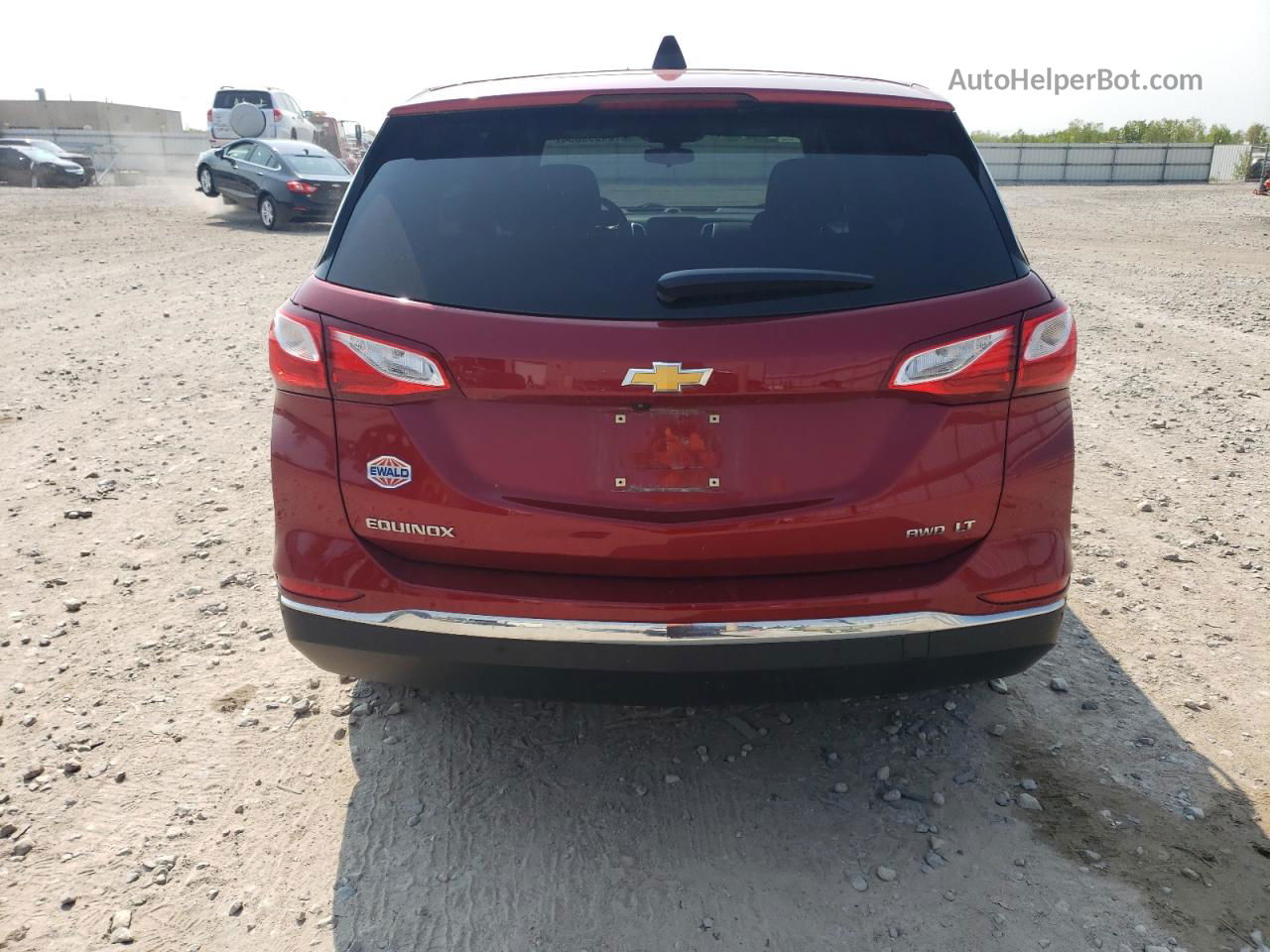 2018 Chevrolet Equinox Lt Красный vin: 3GNAXSEV9JS566966