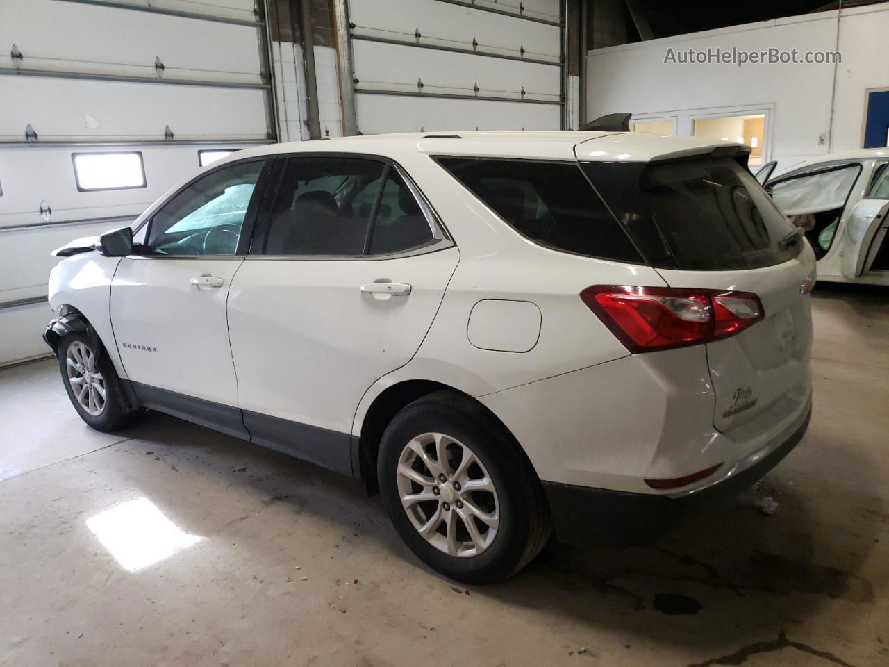 2018 Chevrolet Equinox Lt White vin: 3GNAXSEV9JS575361