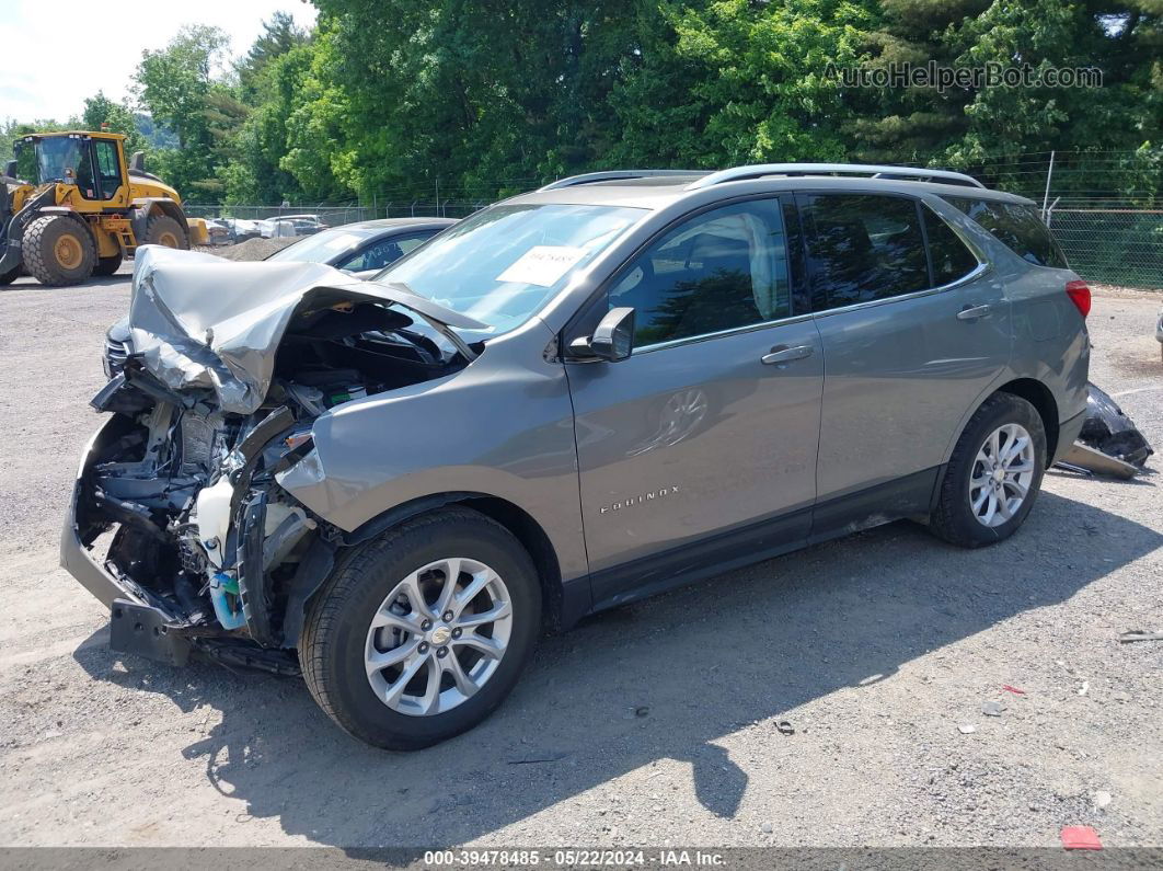 2018 Chevrolet Equinox Lt Silver vin: 3GNAXSEV9JS584450