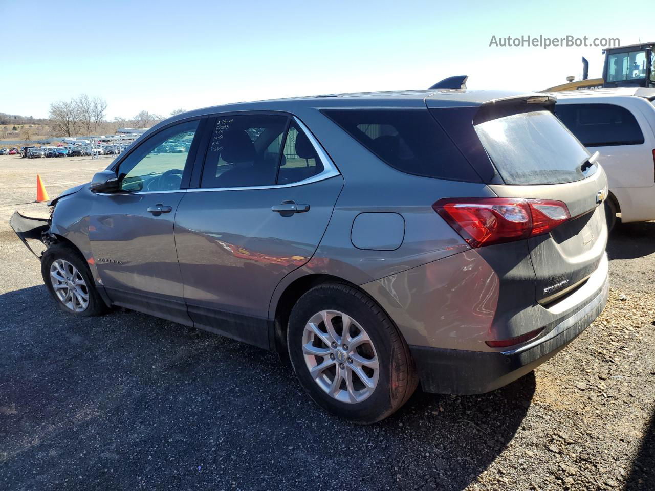 2018 Chevrolet Equinox Lt Gray vin: 3GNAXSEVXJL116849