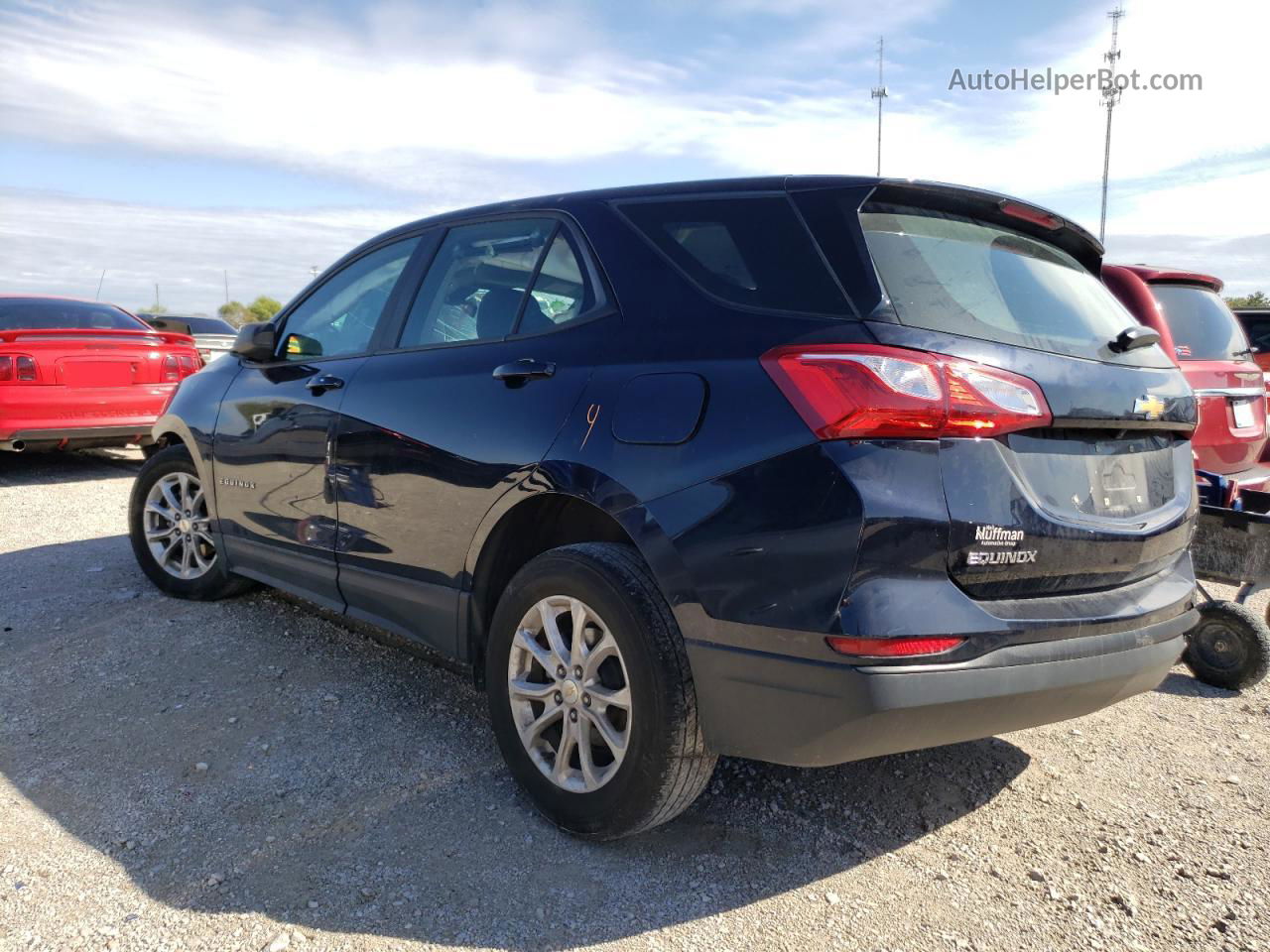 2020 Chevrolet Equinox Ls Black vin: 3GNAXSEVXLS719566