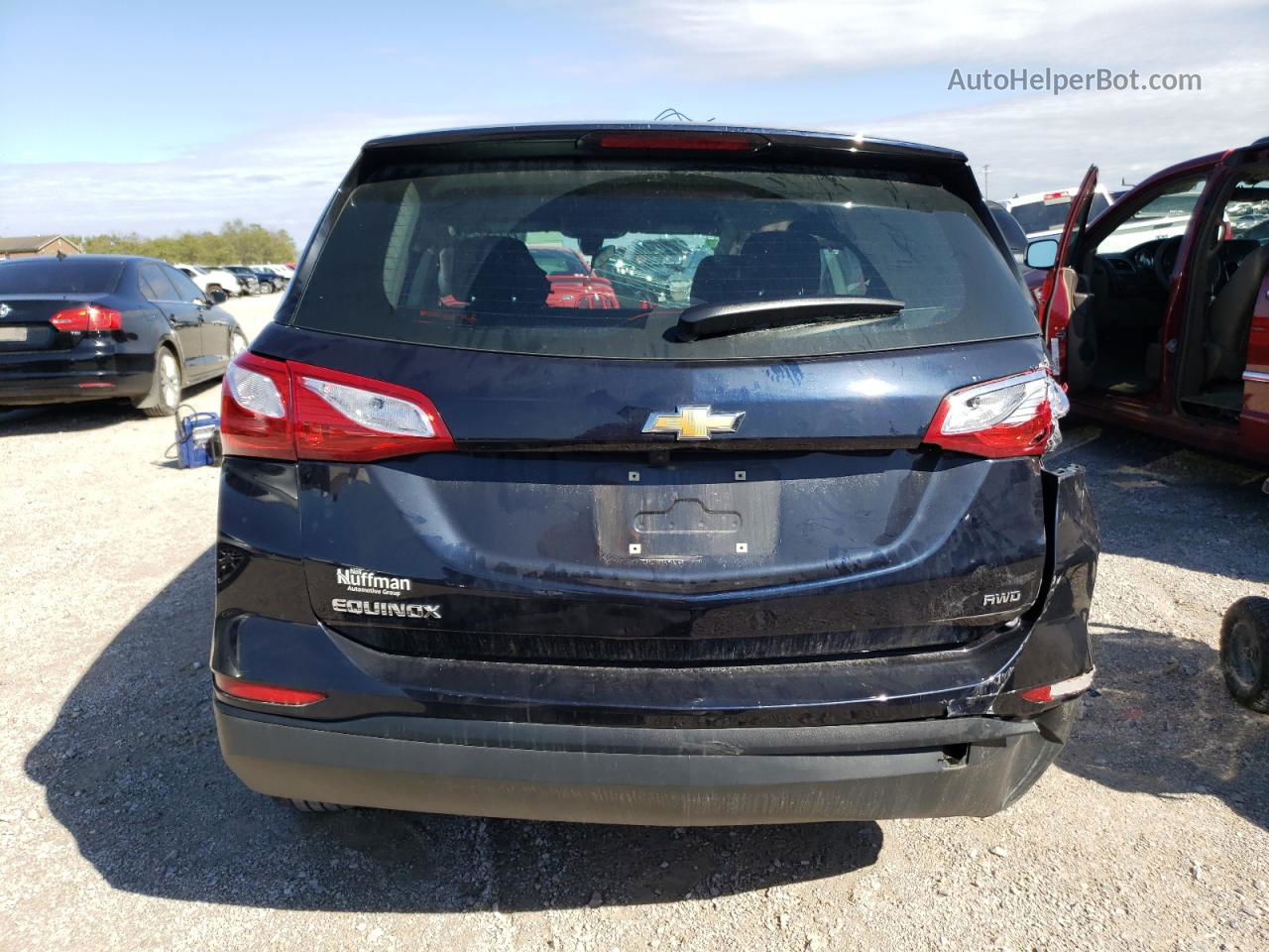 2020 Chevrolet Equinox Ls Black vin: 3GNAXSEVXLS719566