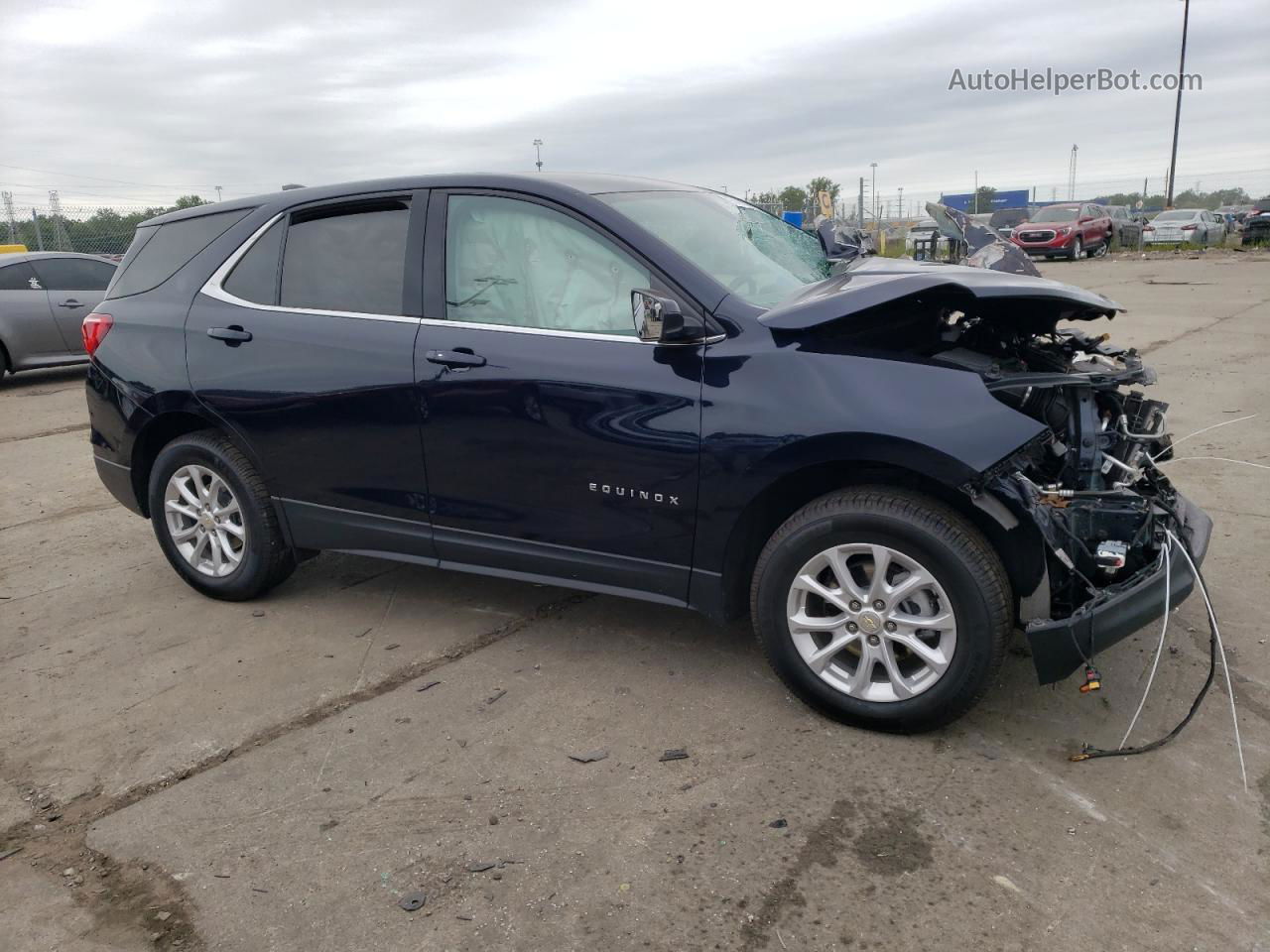 2020 Chevrolet Equinox Lt Blue vin: 3GNAXTEV8LS690123