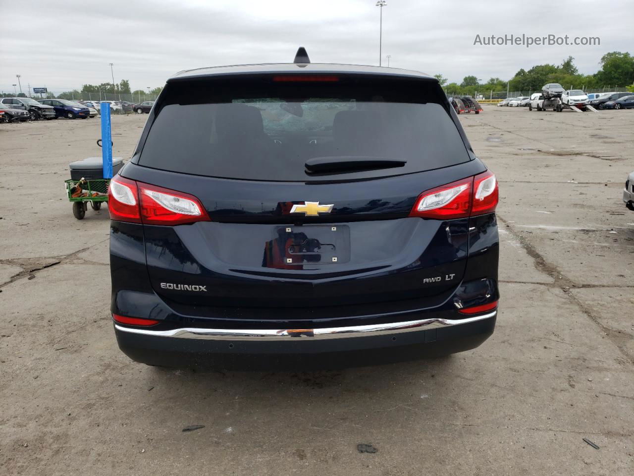 2020 Chevrolet Equinox Lt Blue vin: 3GNAXTEV8LS690123