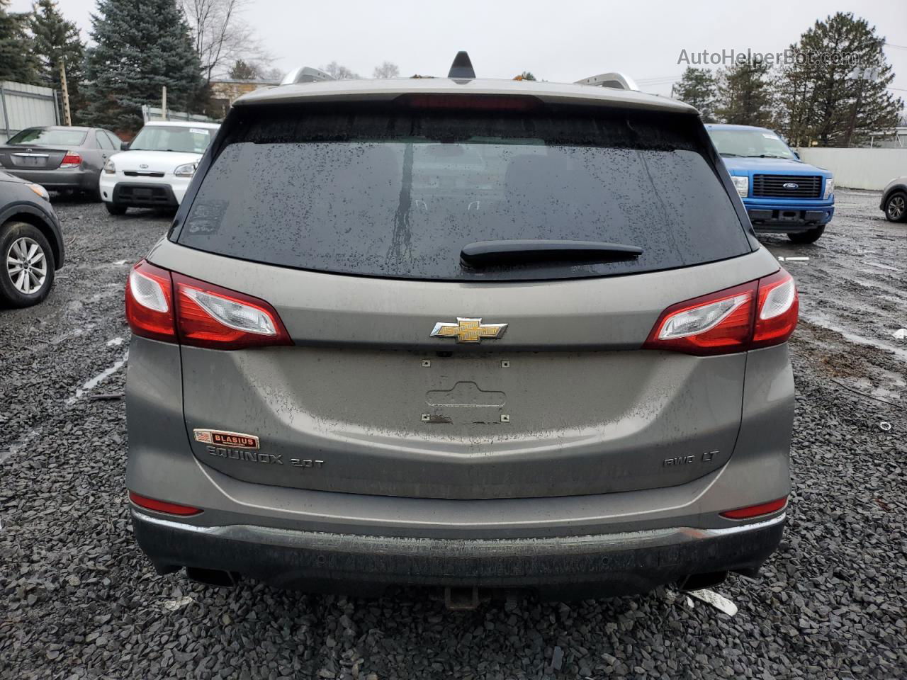 2018 Chevrolet Equinox Lt Tan vin: 3GNAXTEX3JS599811