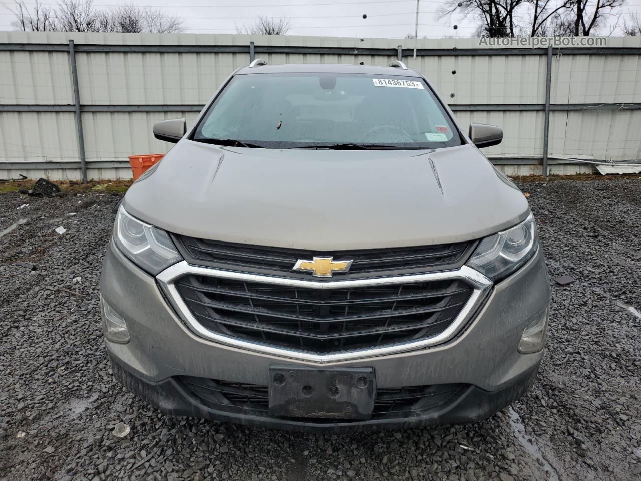 2018 Chevrolet Equinox Lt Tan vin: 3GNAXTEX3JS599811