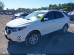 2018 Chevrolet Equinox Lt White vin: 3GNAXUEUXJS562024