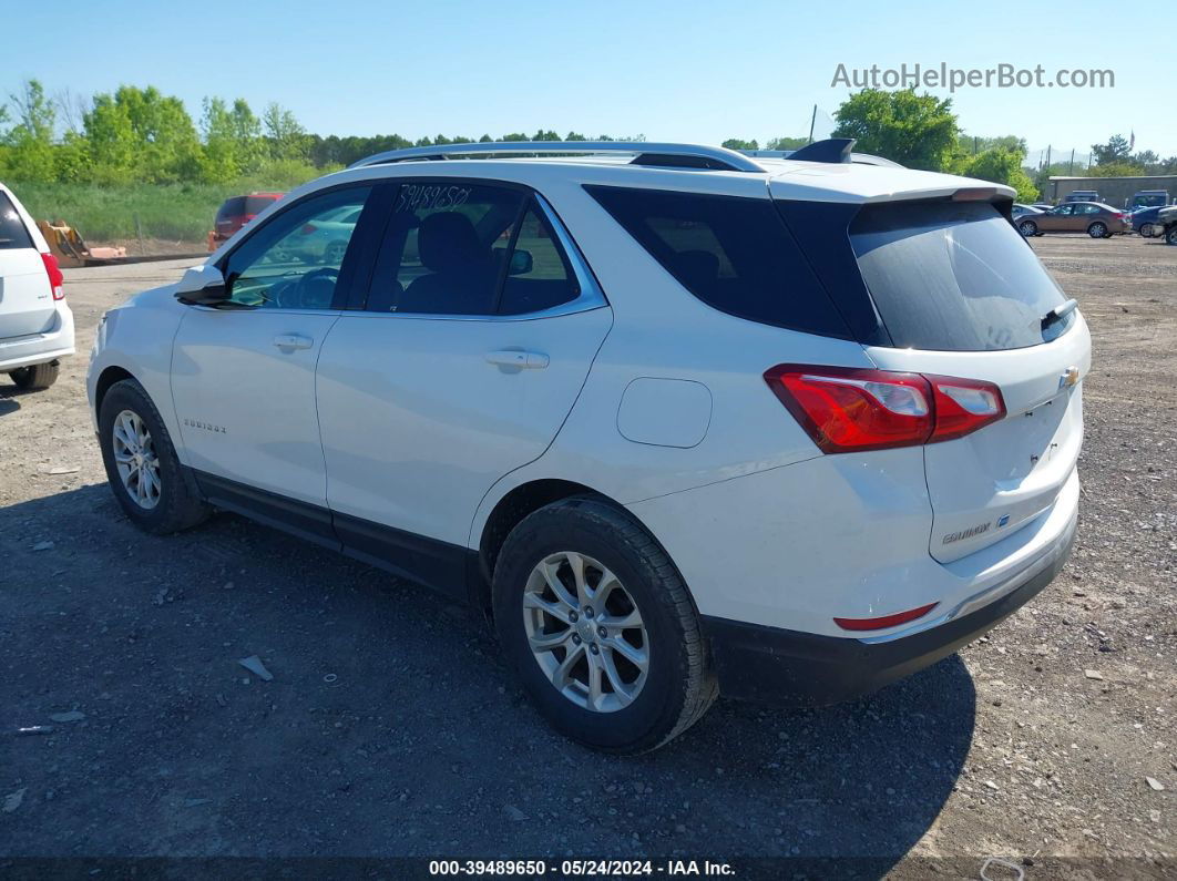 2018 Chevrolet Equinox Lt White vin: 3GNAXUEUXJS562024