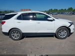 2018 Chevrolet Equinox Lt White vin: 3GNAXUEUXJS562024