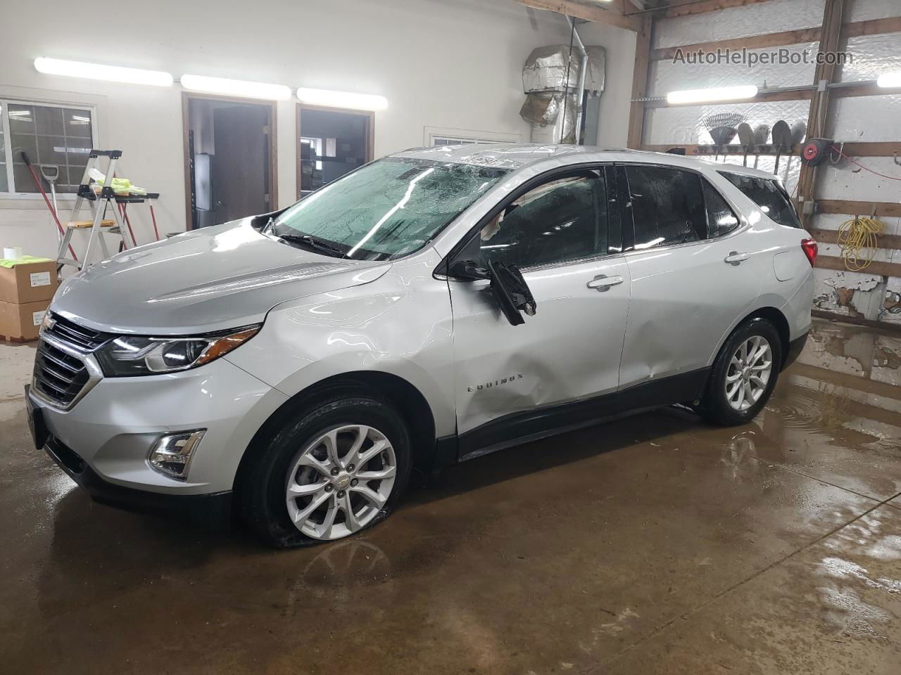 2019 Chevrolet Equinox Lt Silver vin: 3GNAXUEV0KL220991