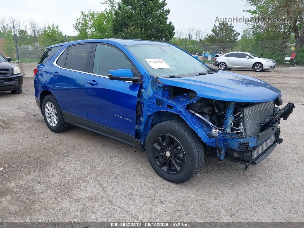 2019 Chevrolet Equinox Lt Blue vin: 3GNAXUEV0KS515854