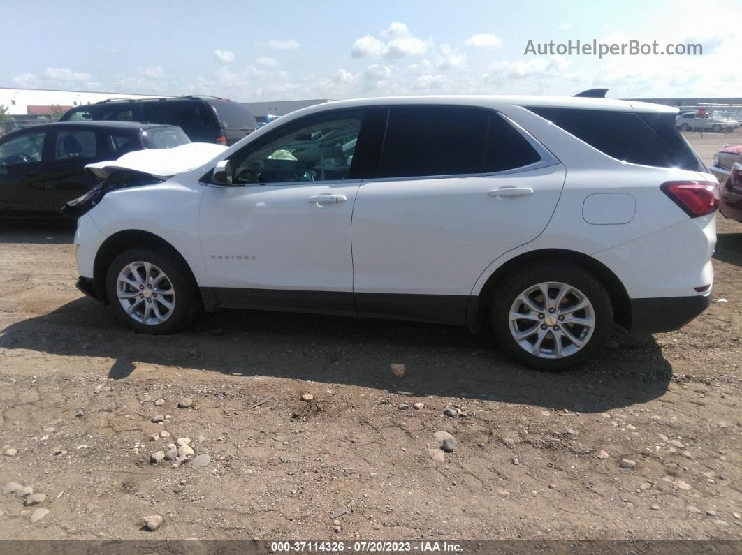 2020 Chevrolet Equinox Lt White vin: 3GNAXUEV0LL267763