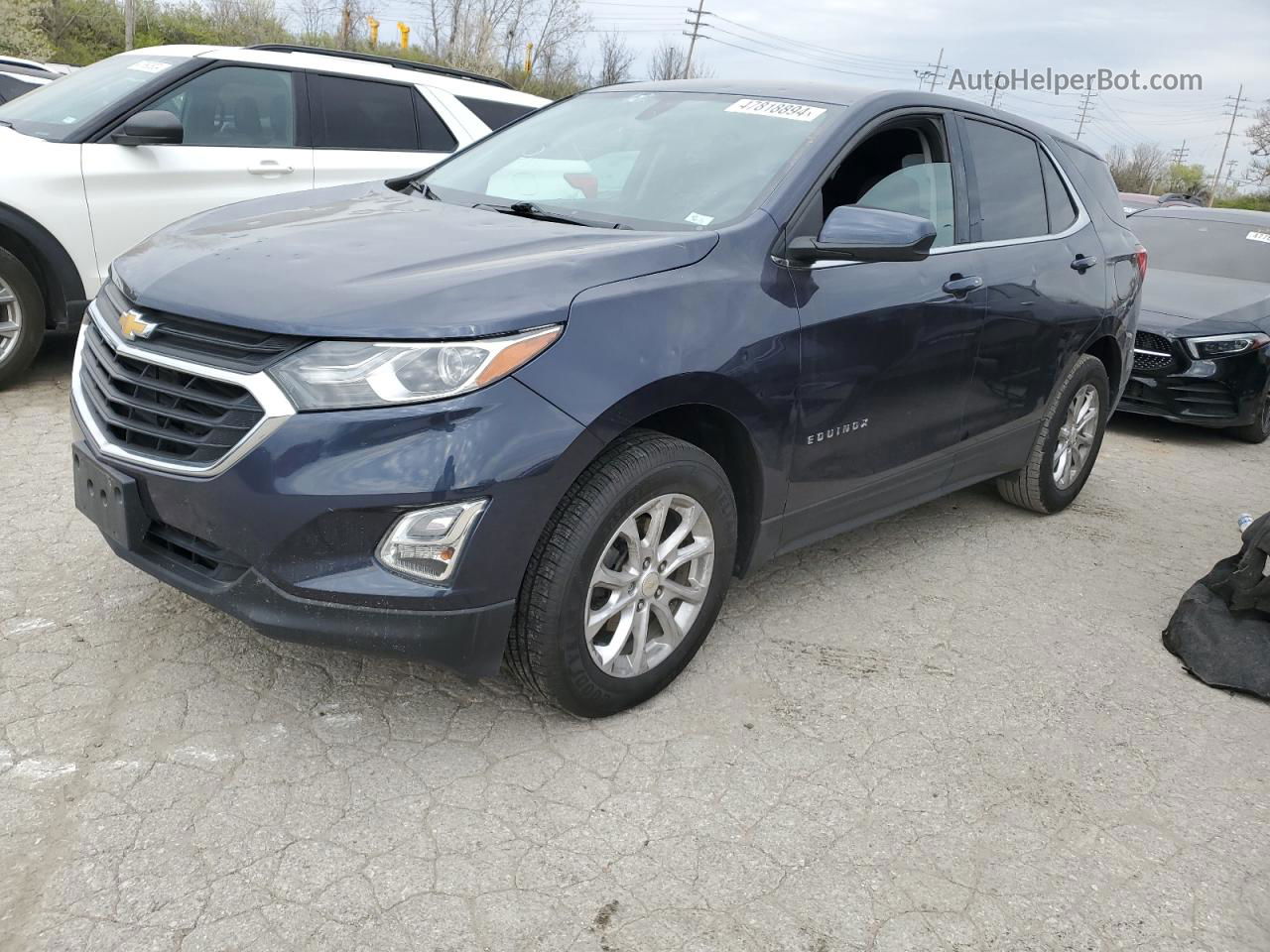 2019 Chevrolet Equinox Lt Blue vin: 3GNAXUEV1KS535465