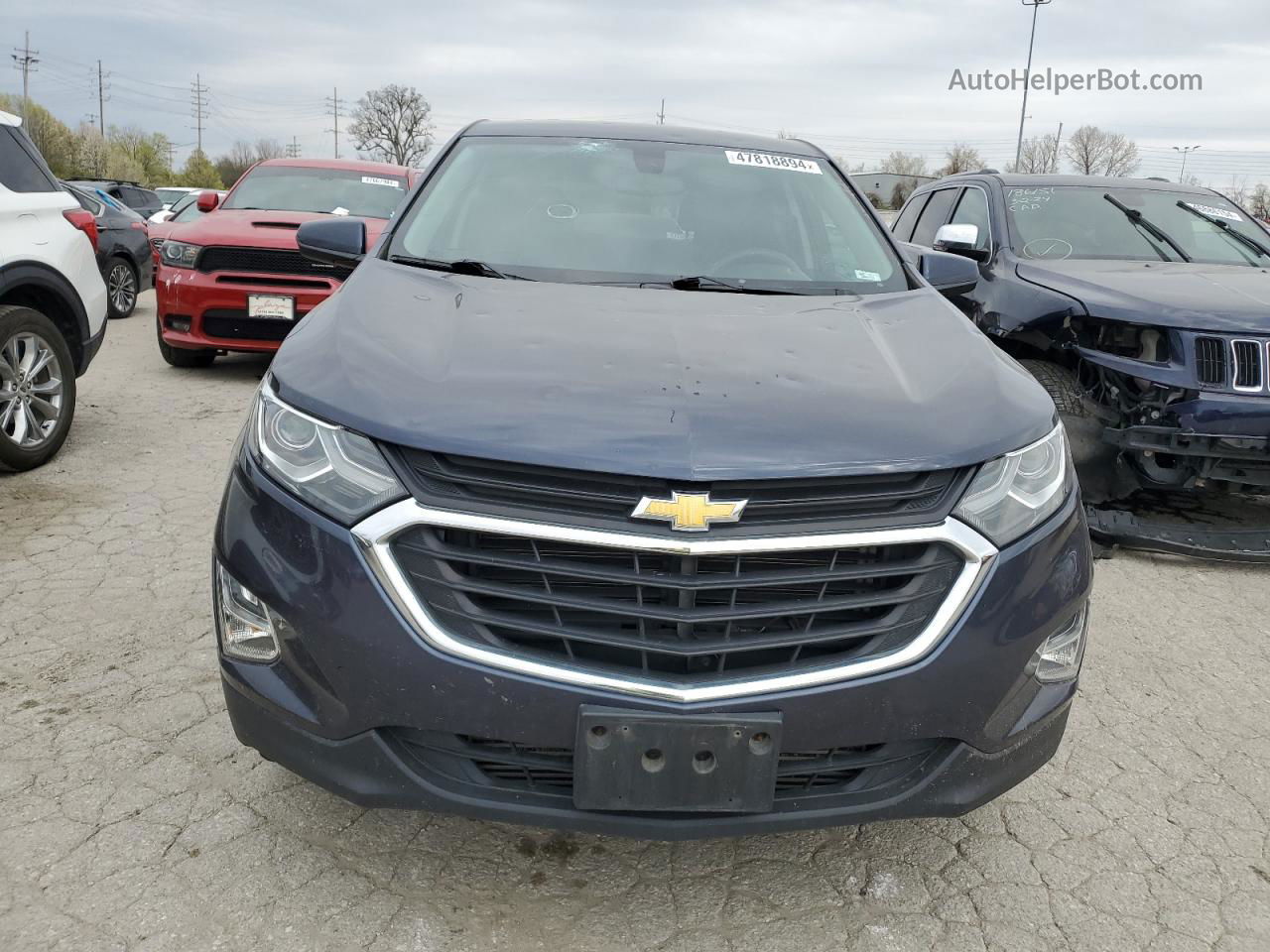 2019 Chevrolet Equinox Lt Blue vin: 3GNAXUEV1KS535465