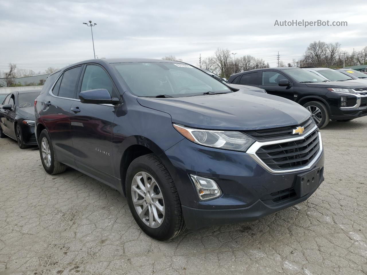 2019 Chevrolet Equinox Lt Blue vin: 3GNAXUEV1KS535465