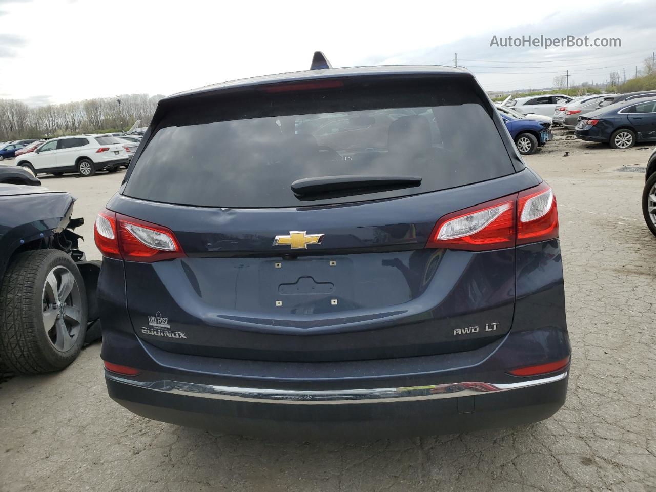 2019 Chevrolet Equinox Lt Blue vin: 3GNAXUEV1KS535465