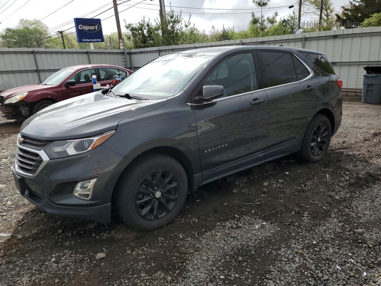 2019 Chevrolet Equinox Lt Gray vin: 3GNAXUEV1KS602341