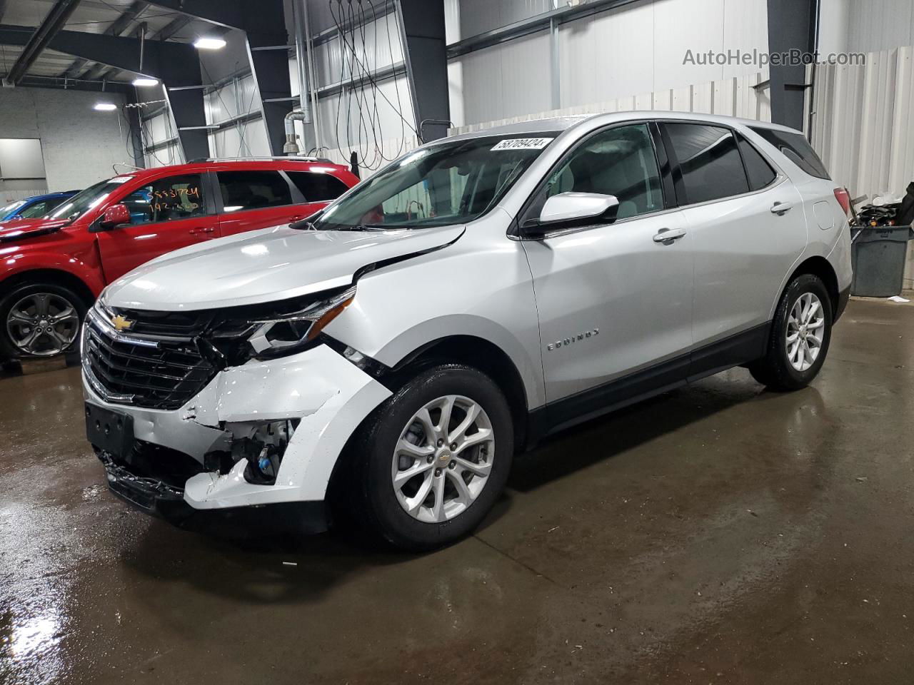 2020 Chevrolet Equinox Lt Silver vin: 3GNAXUEV1LS687747