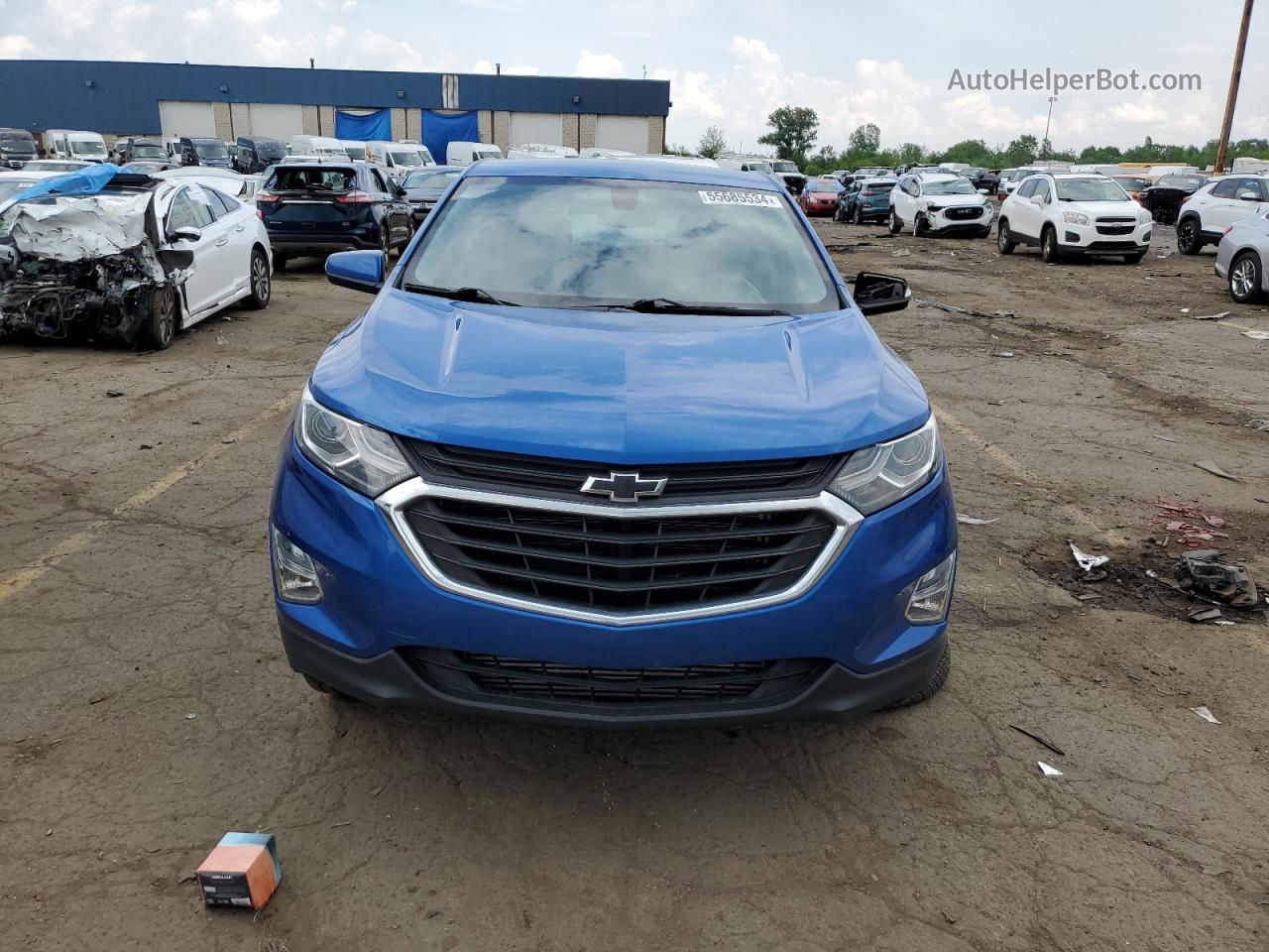 2019 Chevrolet Equinox Lt Blue vin: 3GNAXUEV2KS530629