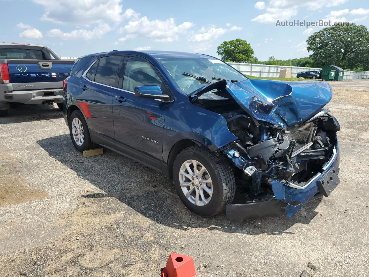 2020 Chevrolet Equinox Lt Blue vin: 3GNAXUEV2LL339353