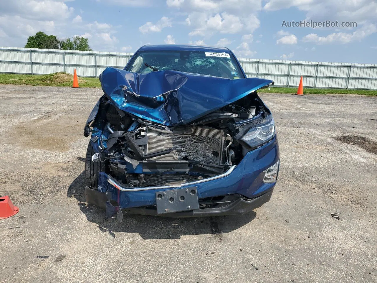 2020 Chevrolet Equinox Lt Blue vin: 3GNAXUEV2LL339353