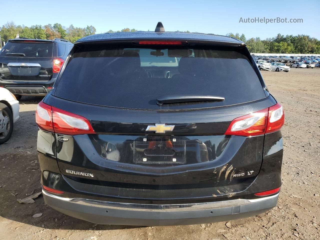 2019 Chevrolet Equinox Lt Черный vin: 3GNAXUEV3KL243410