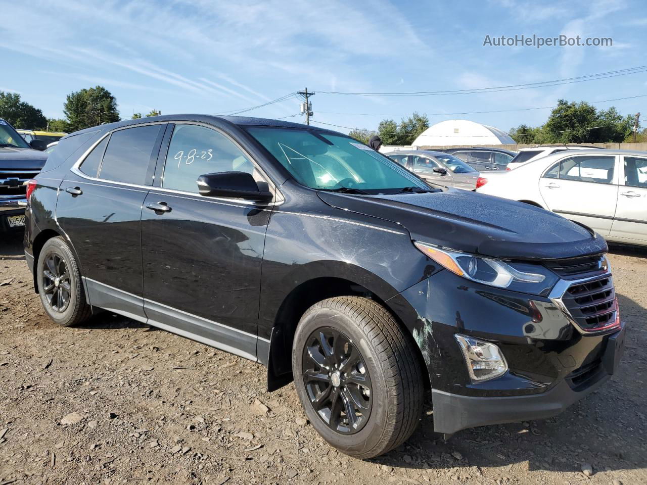 2019 Chevrolet Equinox Lt Черный vin: 3GNAXUEV3KL243410