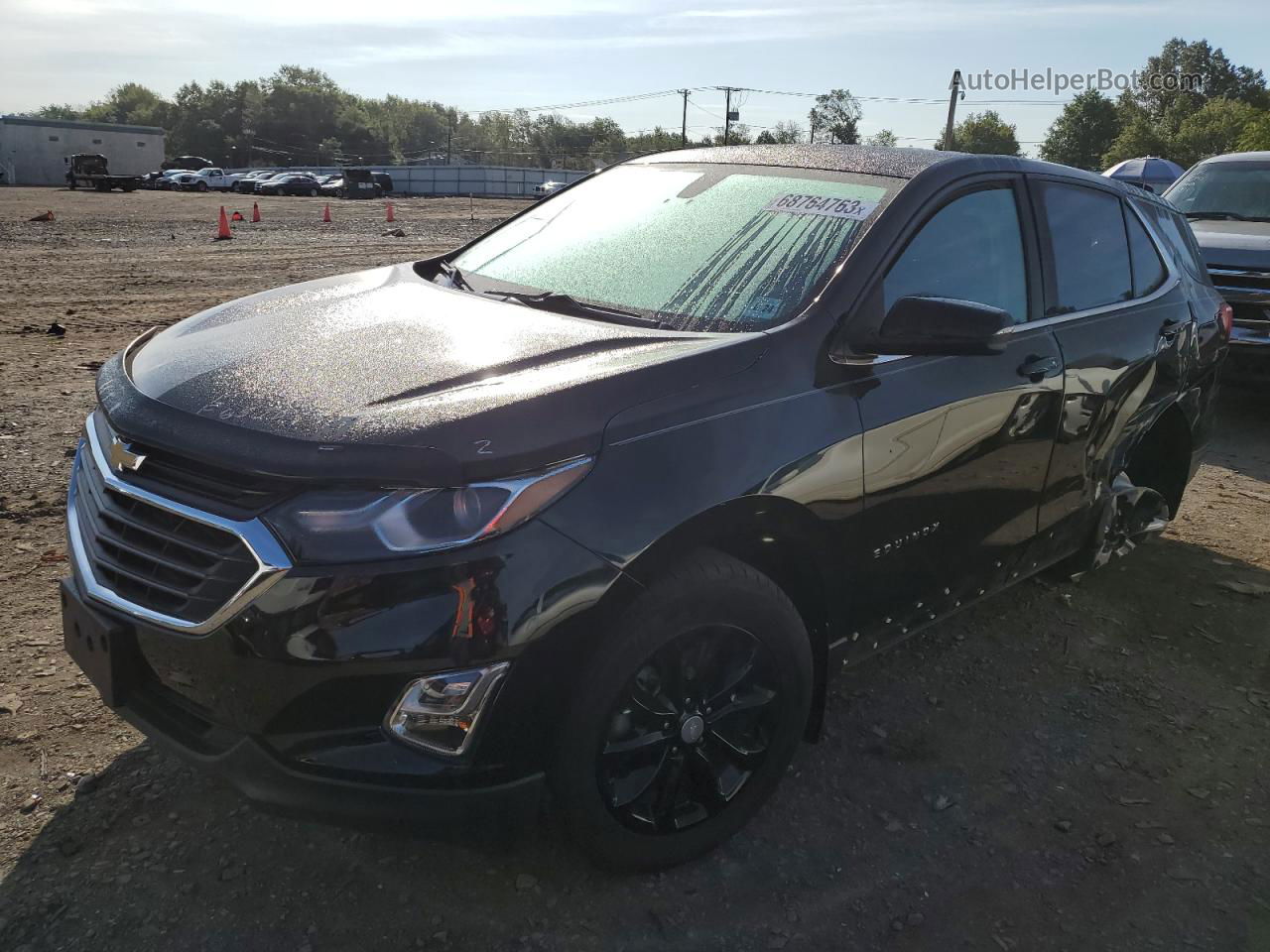 2019 Chevrolet Equinox Lt Черный vin: 3GNAXUEV3KL243410