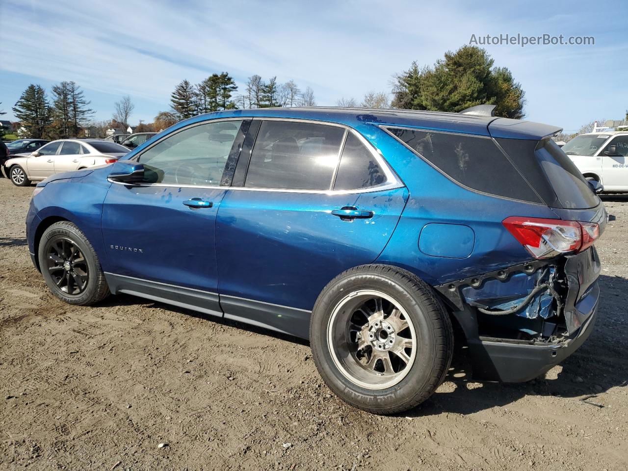 2019 Chevrolet Equinox Lt Blue vin: 3GNAXUEV3KL254648