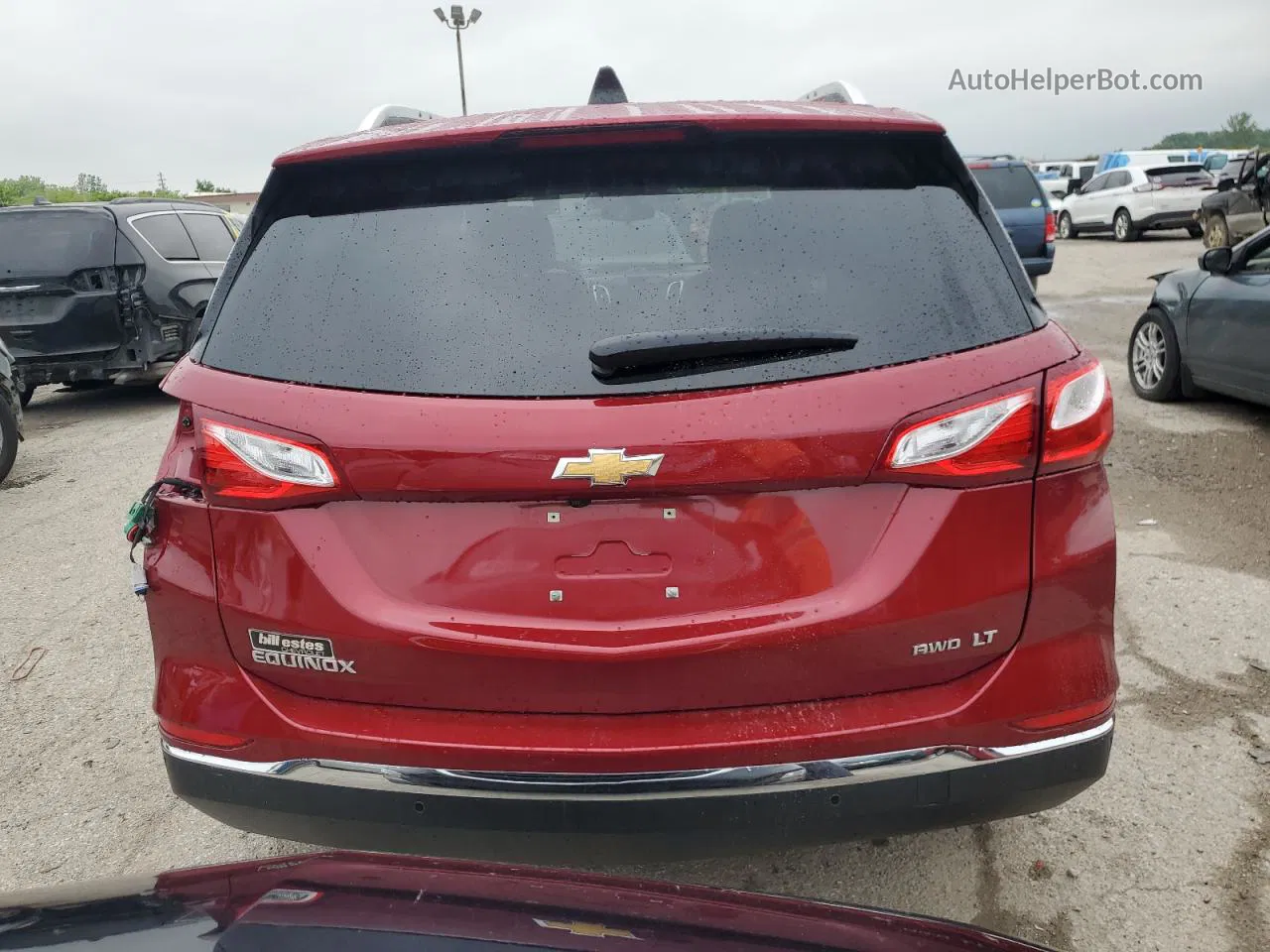 2019 Chevrolet Equinox Lt Burgundy vin: 3GNAXUEV3KL277976