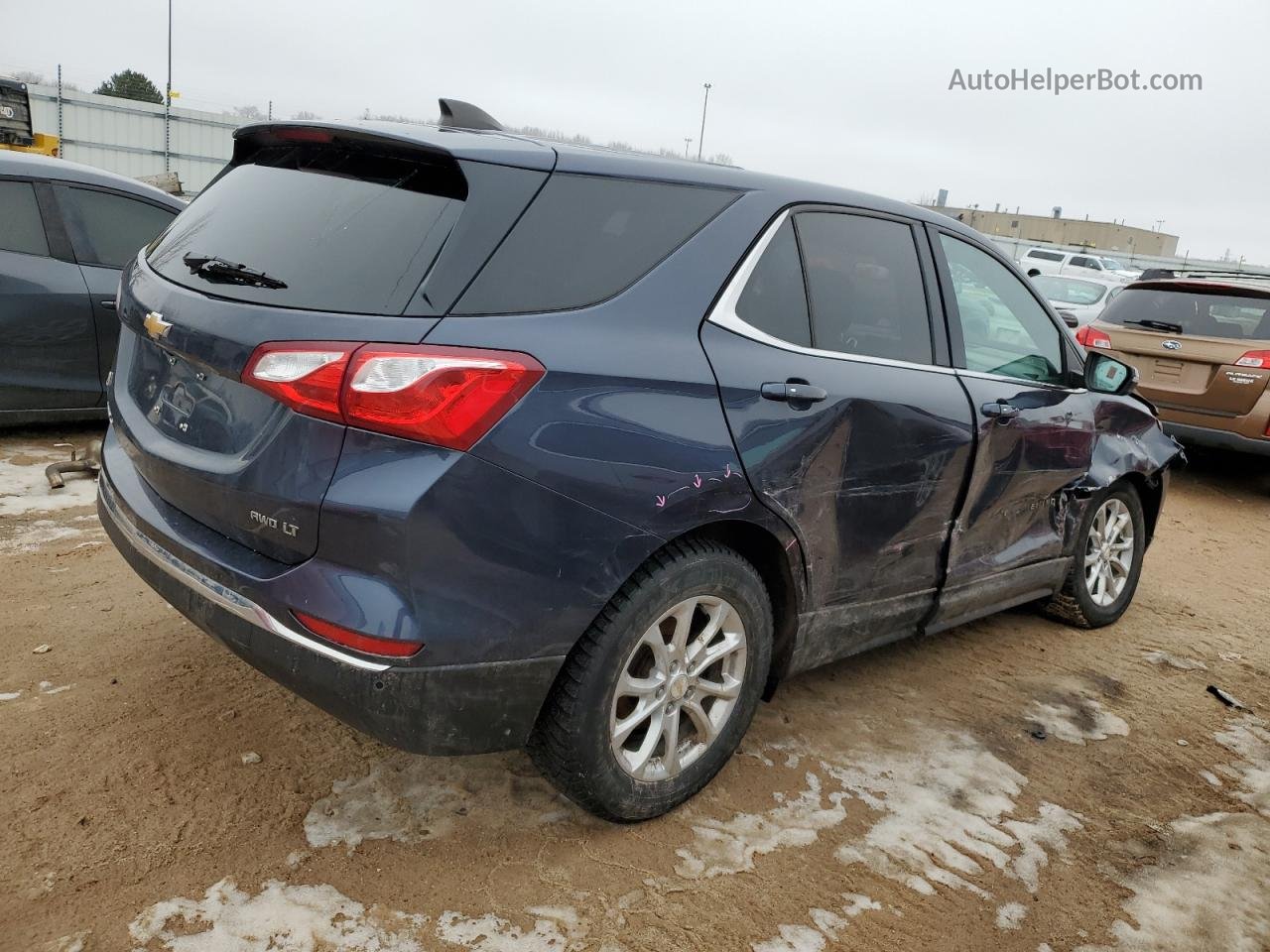 2019 Chevrolet Equinox Lt Blue vin: 3GNAXUEV3KL278805