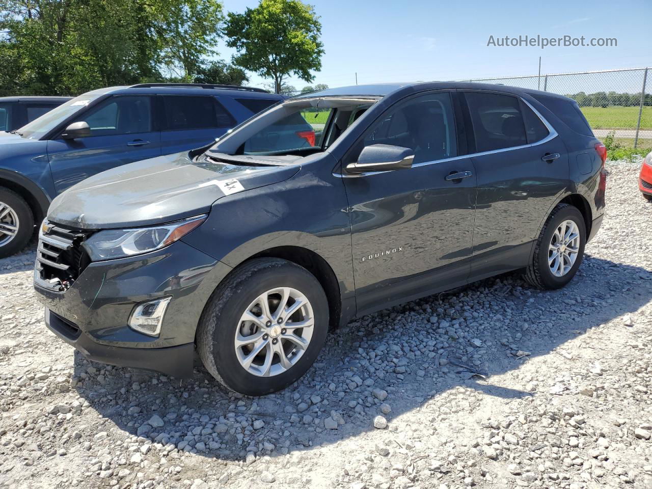 2019 Chevrolet Equinox Lt Серый vin: 3GNAXUEV3KS638354