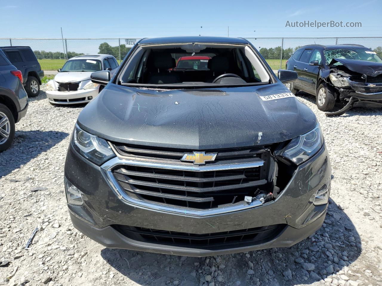 2019 Chevrolet Equinox Lt Серый vin: 3GNAXUEV3KS638354