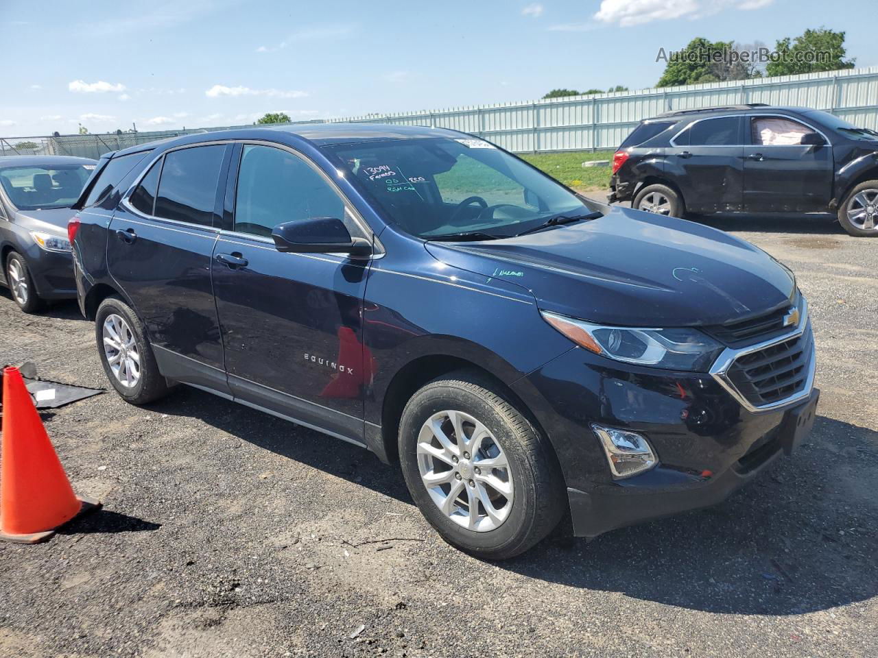 2020 Chevrolet Equinox Lt Black vin: 3GNAXUEV3LS651526