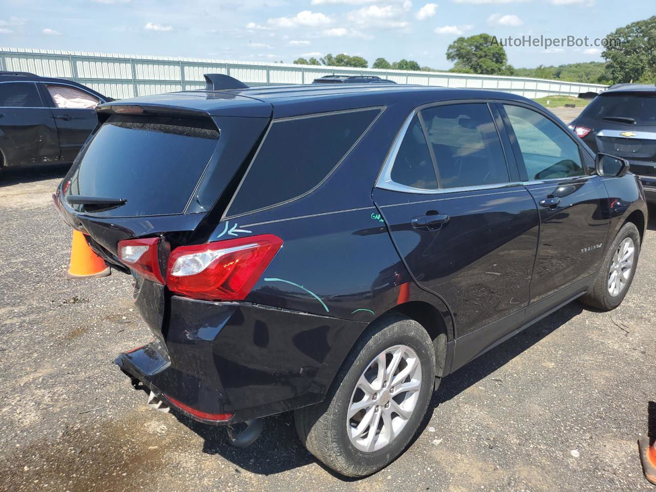 2020 Chevrolet Equinox Lt Black vin: 3GNAXUEV3LS651526