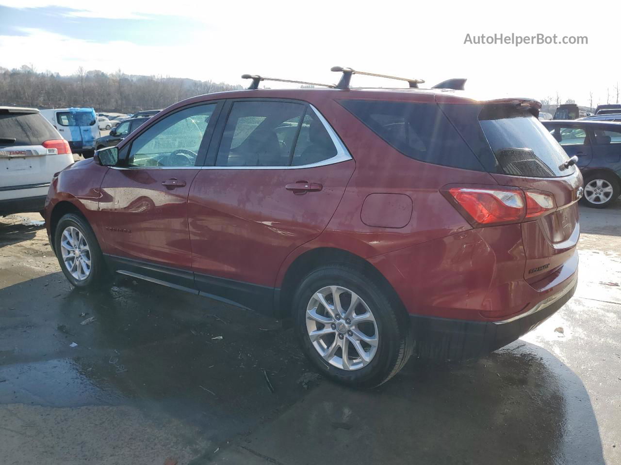 2019 Chevrolet Equinox Lt Красный vin: 3GNAXUEV4KL272401