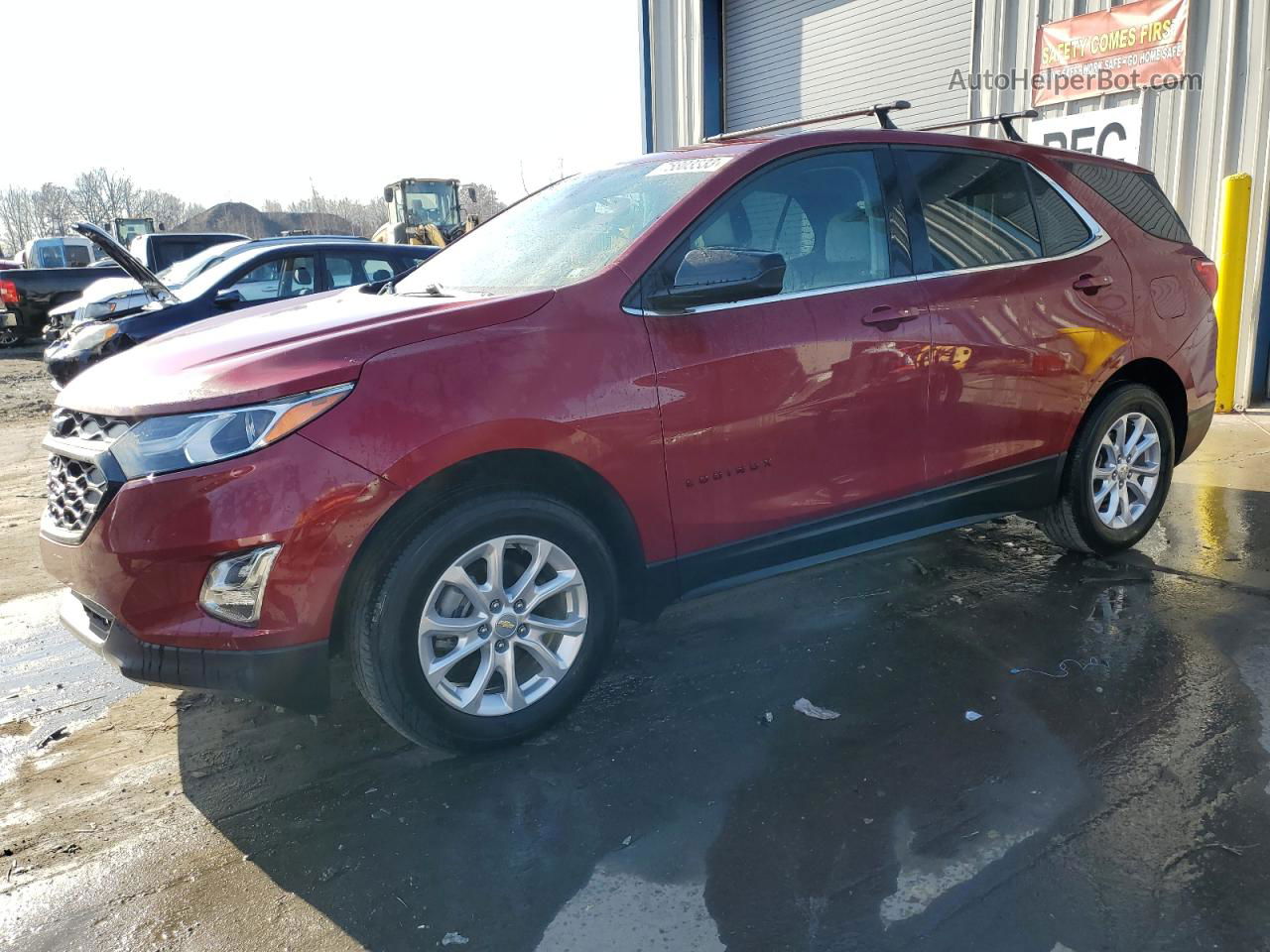 2019 Chevrolet Equinox Lt Красный vin: 3GNAXUEV4KL272401