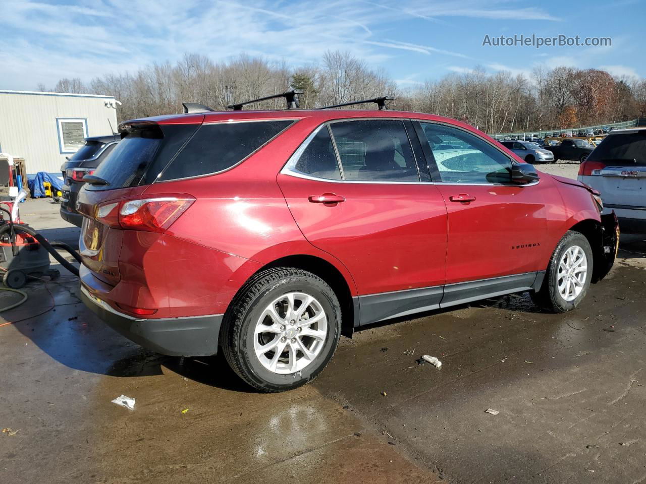 2019 Chevrolet Equinox Lt Красный vin: 3GNAXUEV4KL272401