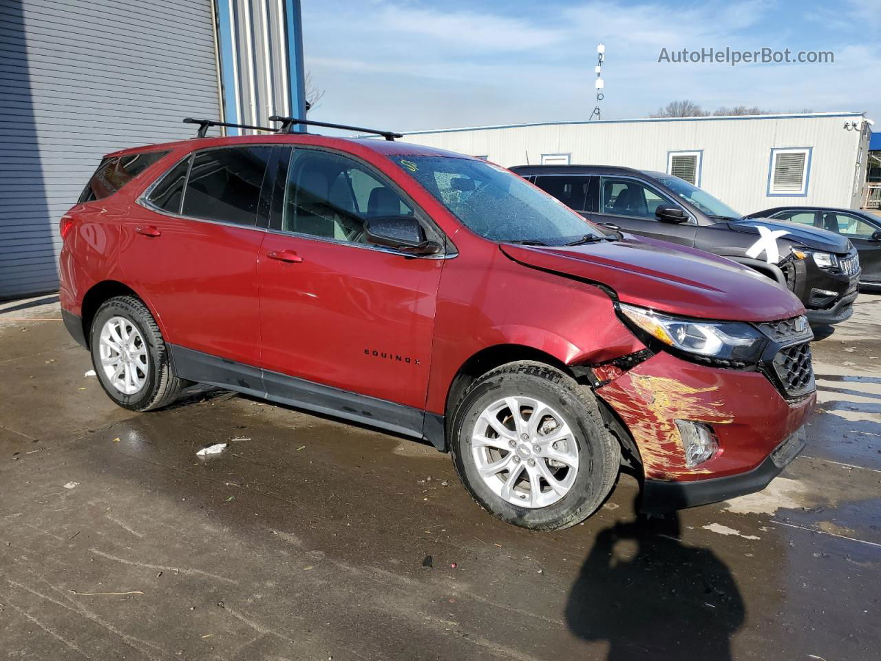 2019 Chevrolet Equinox Lt Красный vin: 3GNAXUEV4KL272401