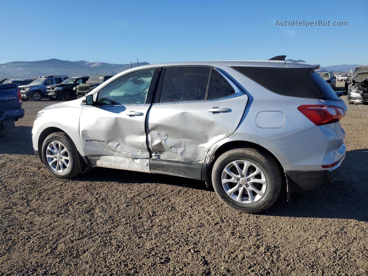 2020 Chevrolet Equinox Lt Silver vin: 3GNAXUEV4LS714682