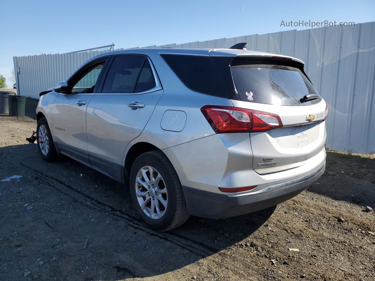 2019 Chevrolet Equinox Lt Silver vin: 3GNAXUEV5KS551202